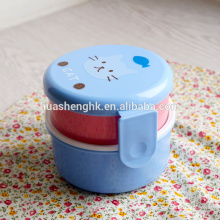 Japanese style plastic bento lunch box for food